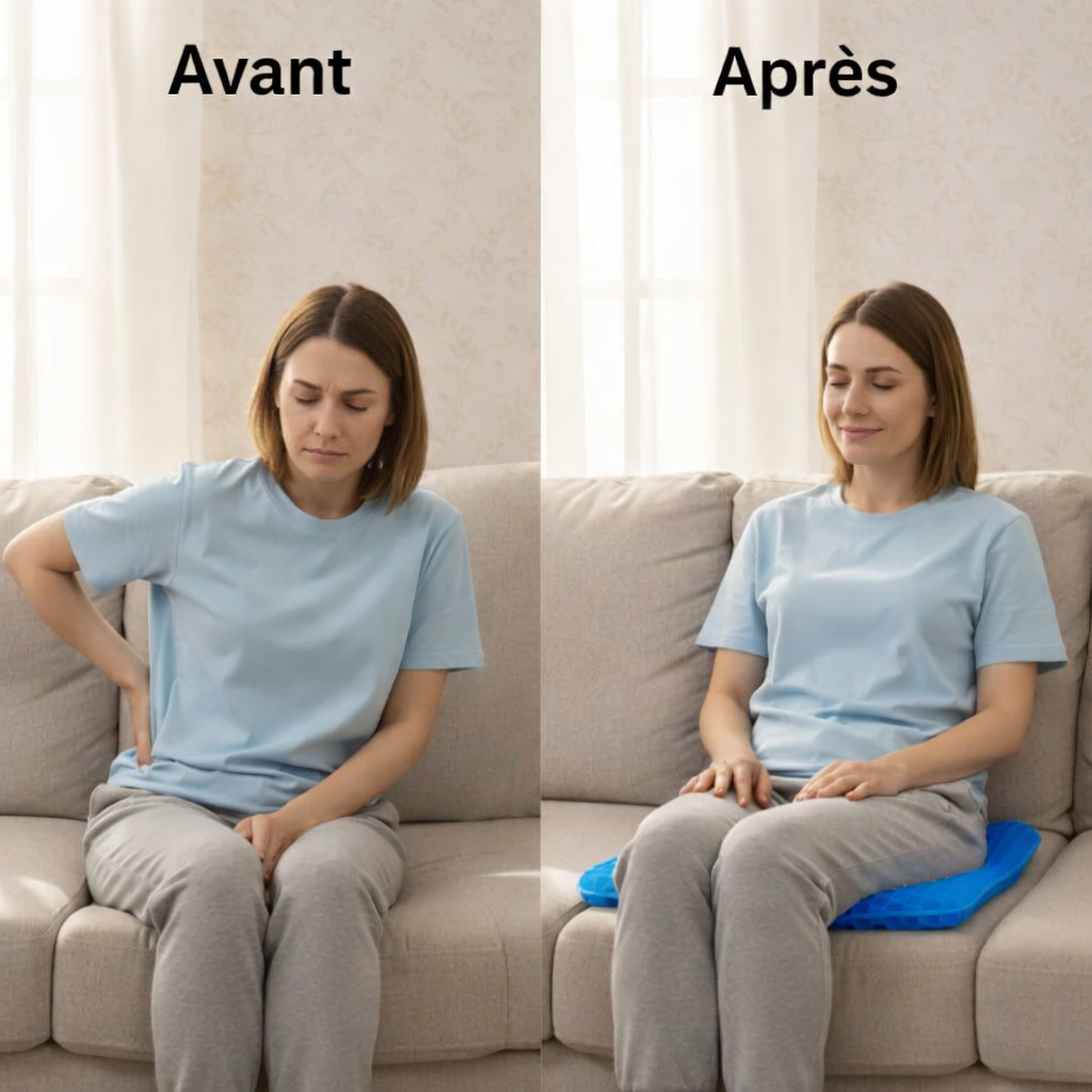 Kompressa OchronaGel — Coussin de redistribution de pression à technologie gel colonnaire